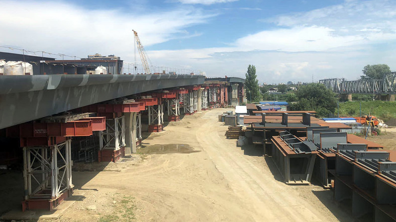 На новый Яблоновский мост в Краснодаре уже потратили 4 млрд рублей