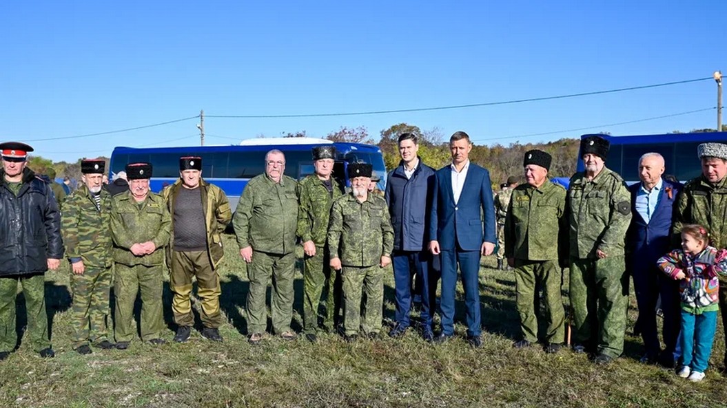 Казаков-добровольцев из Новороссийска отправили в зону СВО