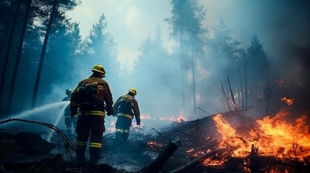 Площадь лесного пожара в Геленджике достигла 118 га