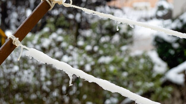 На Кубани объявили штормовое предупреждение о налипании мокрого снега