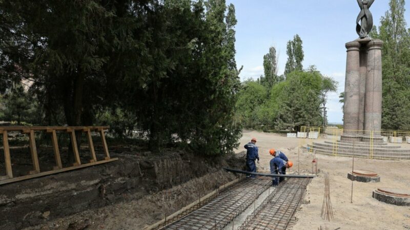 Ремонт Пушкинской набережной в Таганроге завершат в июле 2024г.