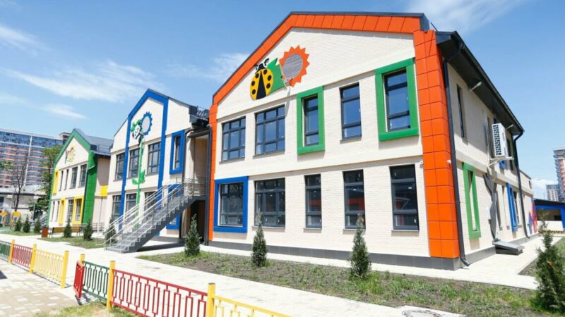 В Краснодаре в районе Западного Обхода завершили строительство детского сада