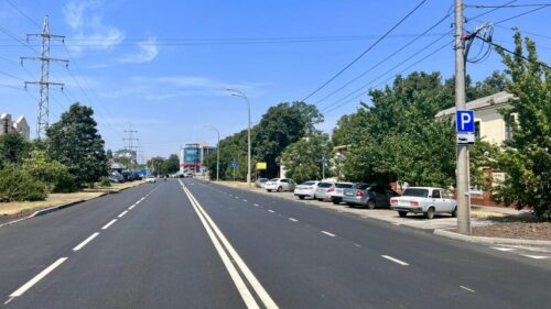 В Краснодаре по нацпроекту завершили ремонт участка улицы им. Филатова 