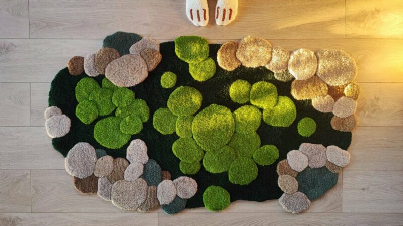 Болотное искусство: как супруги из Краснодара стали ткать ковры под мох