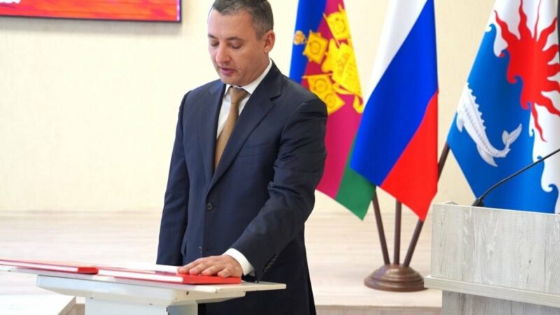 Максим Бондаренко стал главой Приморско-Ахтарского округа