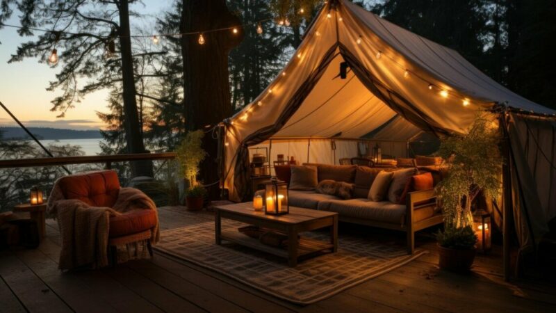 На Кубани в 2025 году число кемпингов и глэмпингов может вырасти на 20%