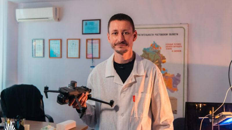 В ЮФУ смогли определить спелость подсолнечника с беспилотника с точностью 98%