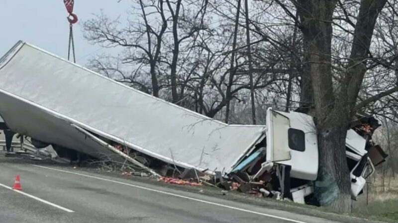 В ДТП с грузовиком на Кубани погиб один человек 