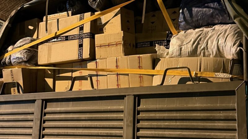 Застройщик «НВМ» отправил в госпиталь груз помощи