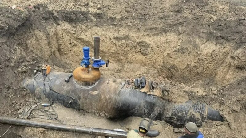 В Таганроге завершены ремонтные работы на магистральном водоводе