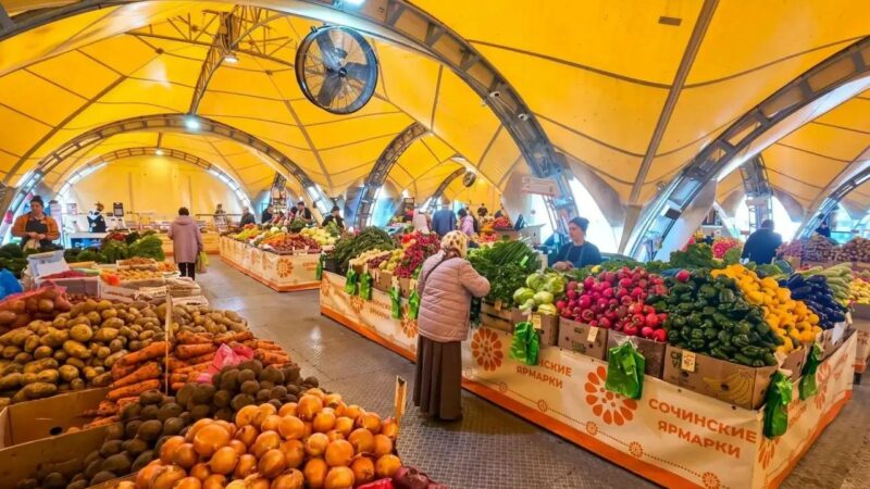 На Кубани на ярмарках продали продукции почти на ₽40 млрд