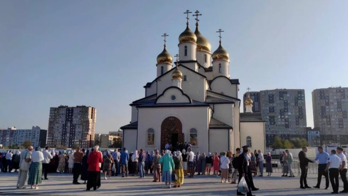 Патриарх Кирилл освятил новый храм святого князя Владимира в Анапе