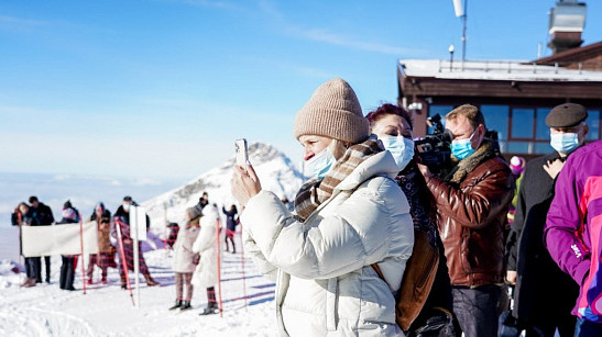 Сочи в зимний сезон 2021 года посетило около 1,3 млн человек