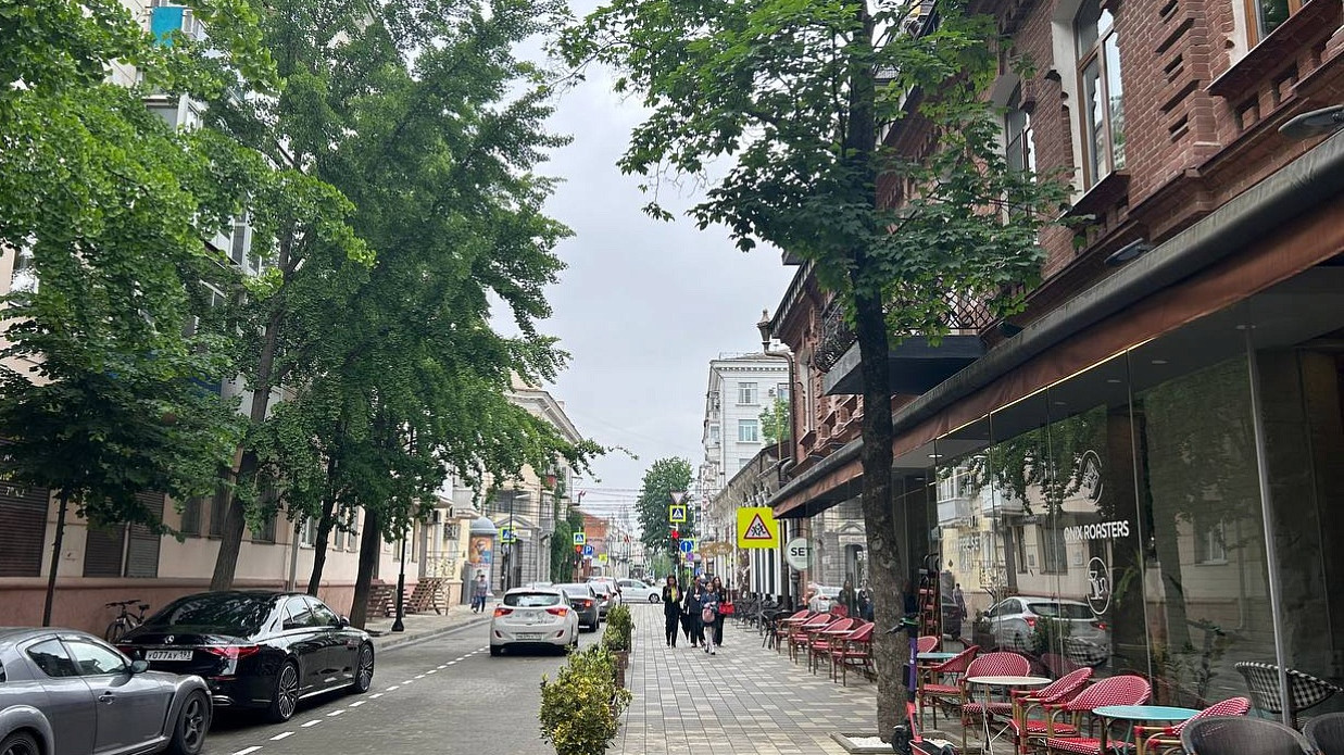В Краснодаре участки улицы Чапаева сделают пешеходными в выходные дни
