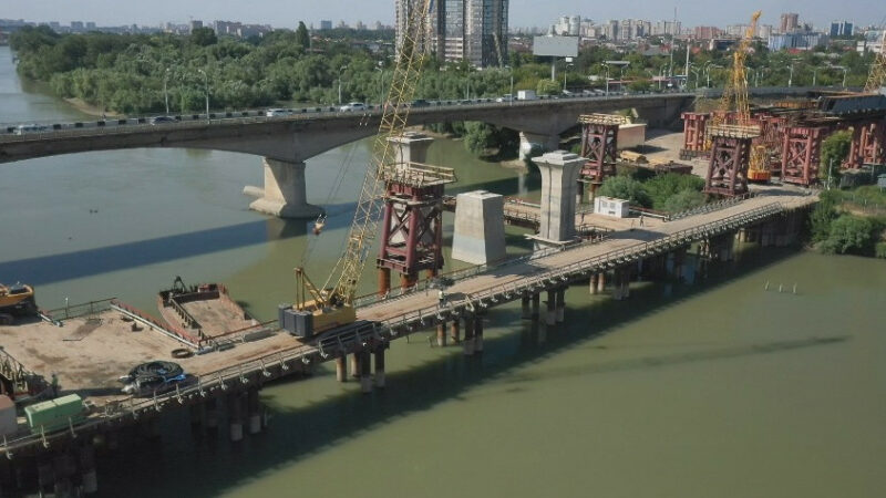 Дублер Яблоновского моста в Краснодаре могут достроить в 2023 году