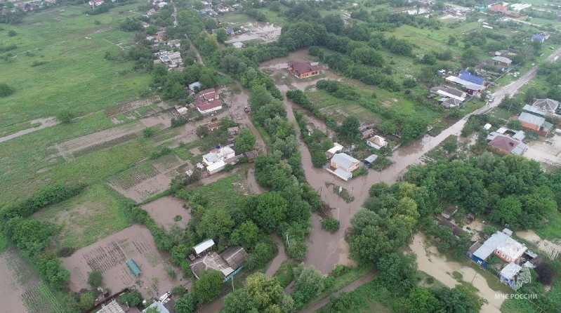 На Кубани в двух муниципалитетах подтопленными остаются 40 домов