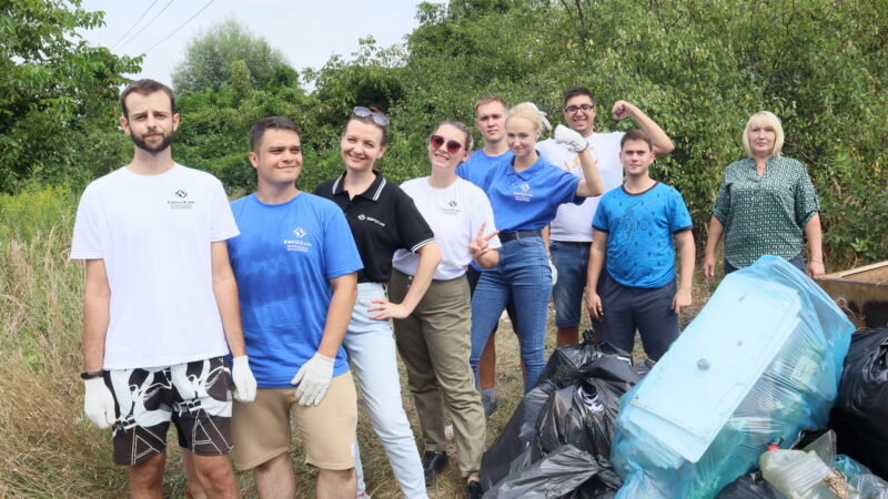 Специалисты «ЕвроХим-БМУ» и волонтеры провели субботник в Белореченске