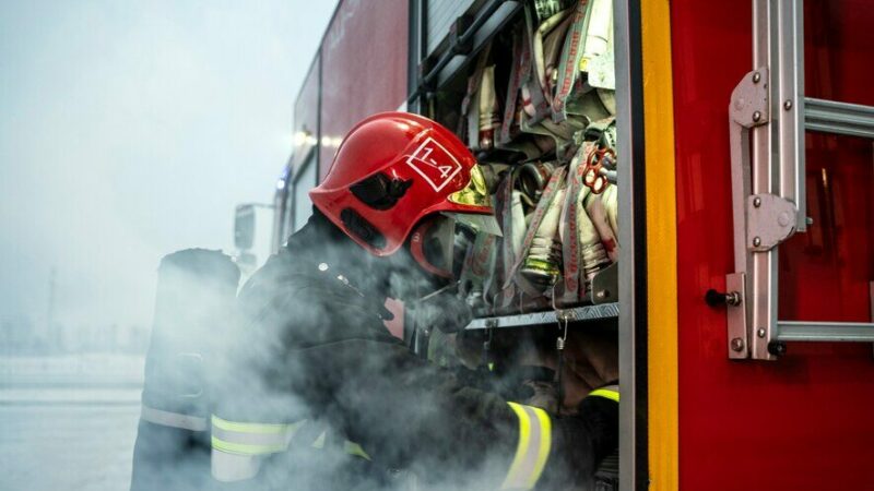 На Кубани ликвидировали пожар на месте падения летательного аппарата