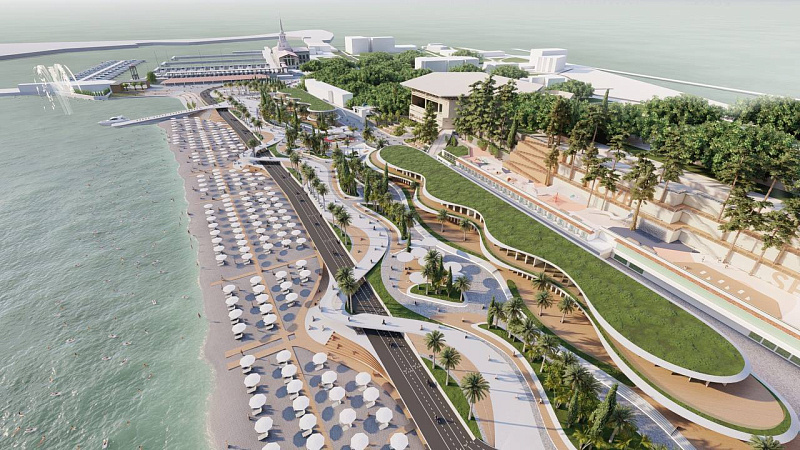 В Сочи 20 млрд рублей направят на реконструкцию Приморской набережной